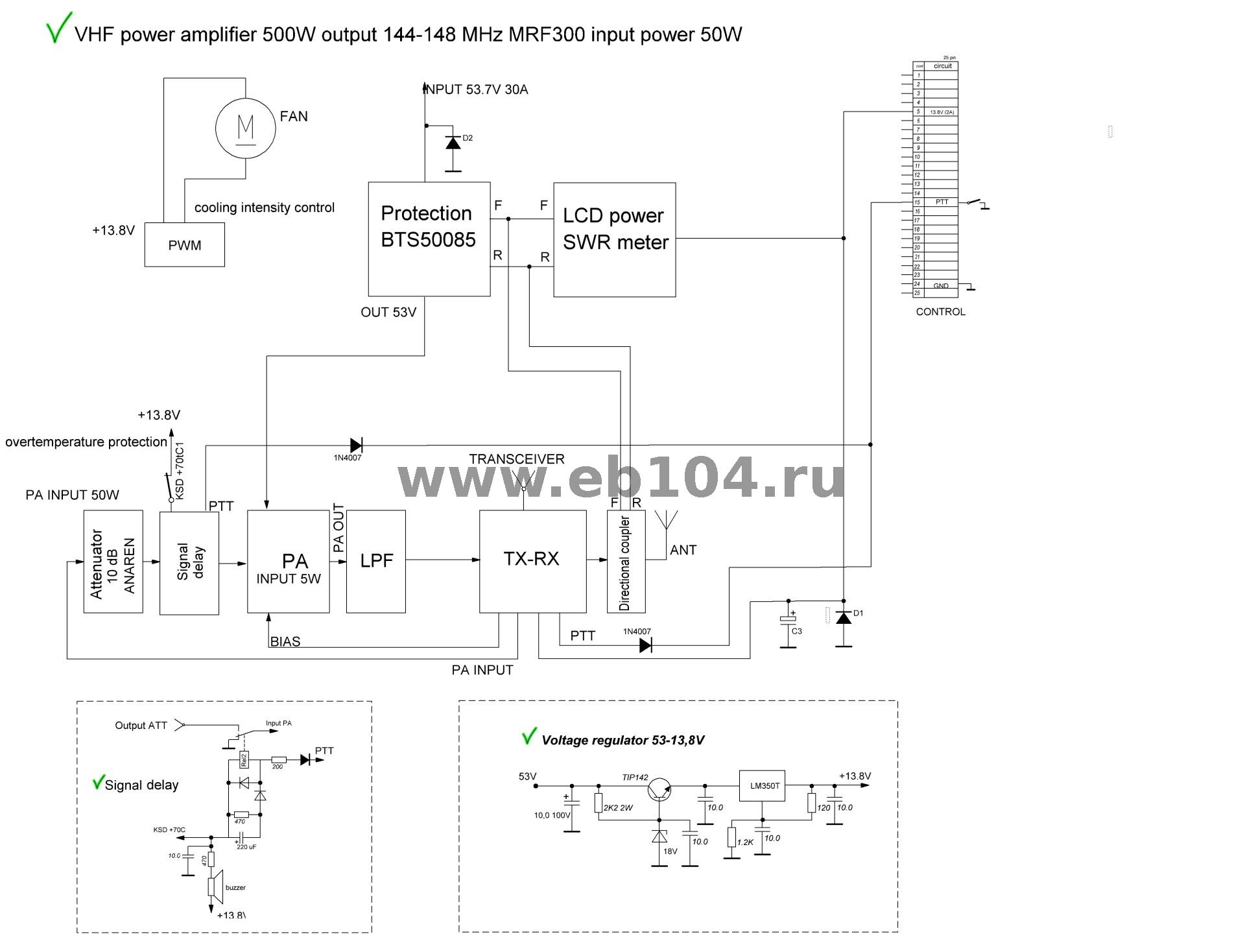 Схема rf amp 530 v306